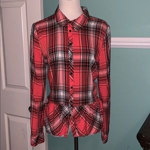 Great Kenzie Blouse with Ruffled Bottom